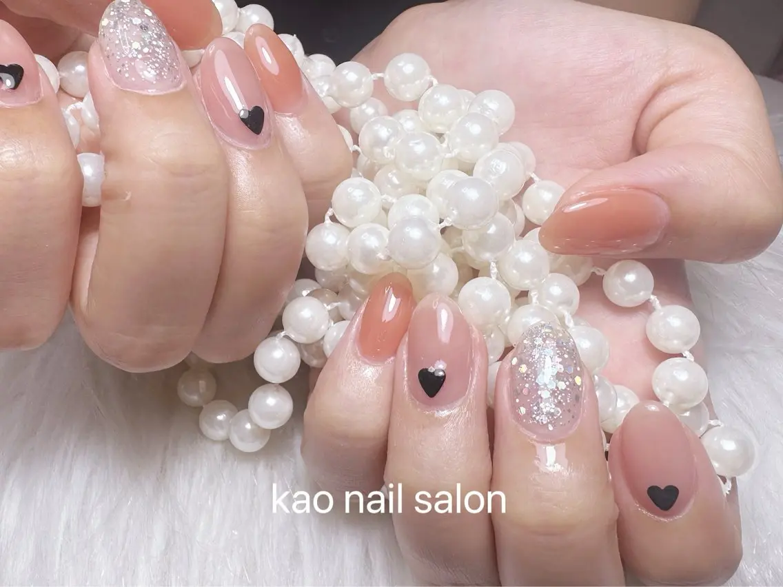 ネイル ハンドネイル kao nail マグネット/長さだしのネイルデザイン