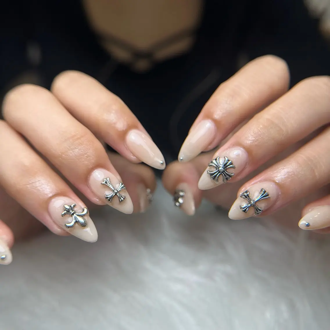 ネイル フレンチネイル グラデーション 韓国ネイル マグネットネイル シンプルネイル CoMo Nailのネイルデザイン