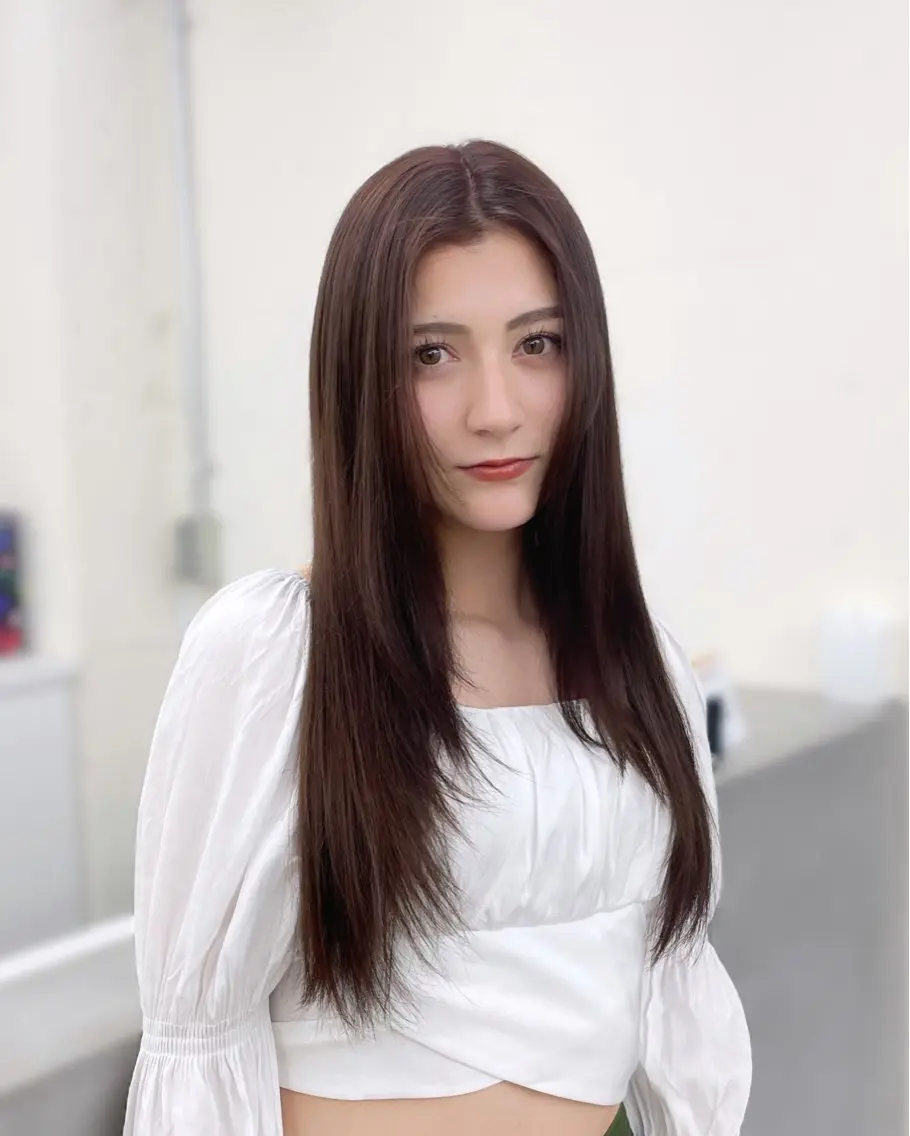 ロング カラー カット ヘアカラー トリートメント 🦋韓国系指名No1 店長/圓山 祐也🦋のヘアスタイル