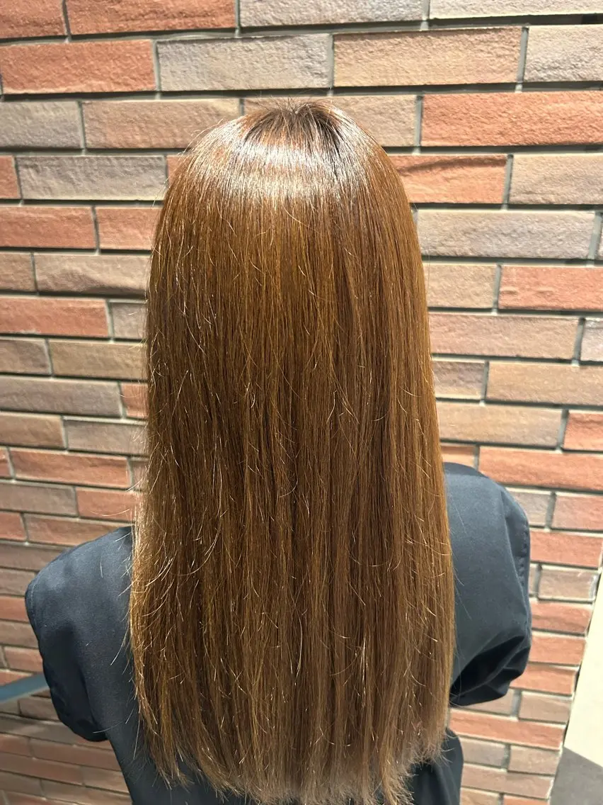 カラー 透明感カラー 隈園 菜々美のヘアスタイル