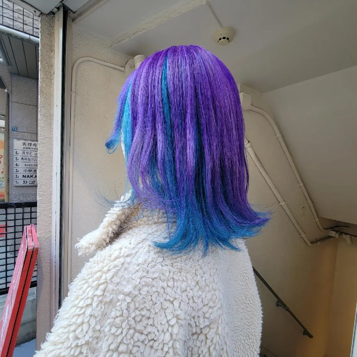 ミディアム パープルカラー カット ヘアカラー トリートメント 🇰🇷透明感×ハイ トーン🌟tomoのヘアスタイル