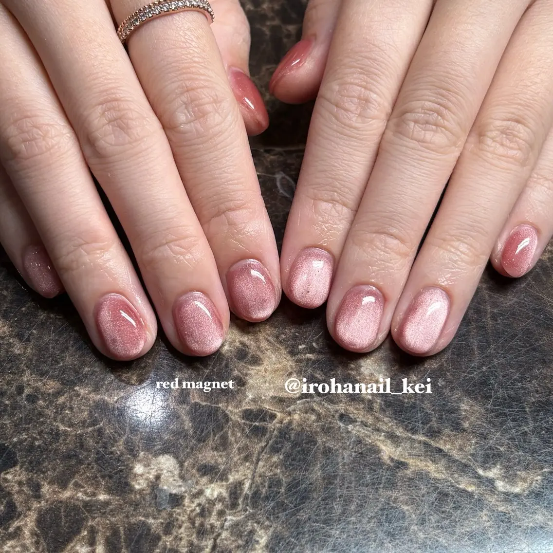 ネイル マグネットネイル IROHA NAIL_けい🐶のネイルデザイン
