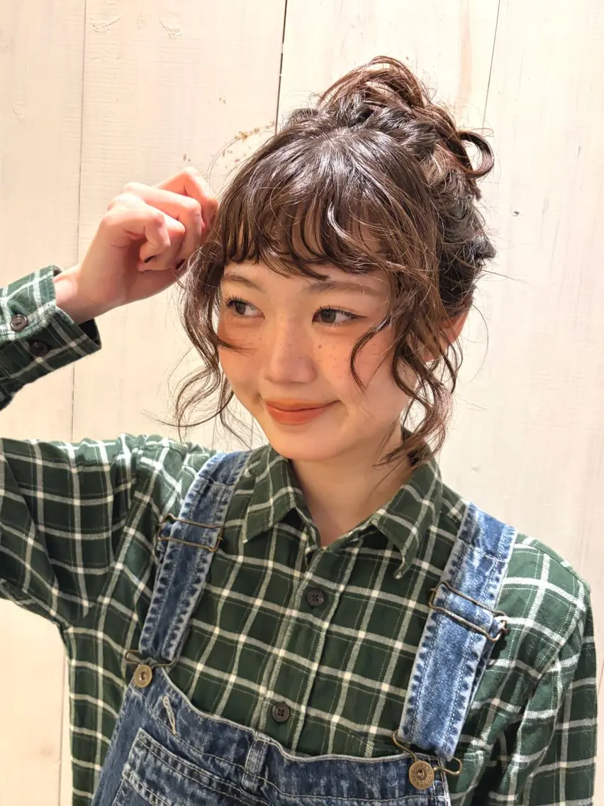 パーマ カット パーマ ひまり🌻| カットモデル募集中のヘアスタイル