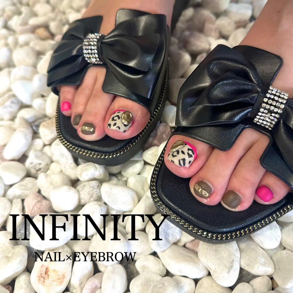 ネイル フットネイル フットネイル INFINITY Sachiのネイルデザイン
