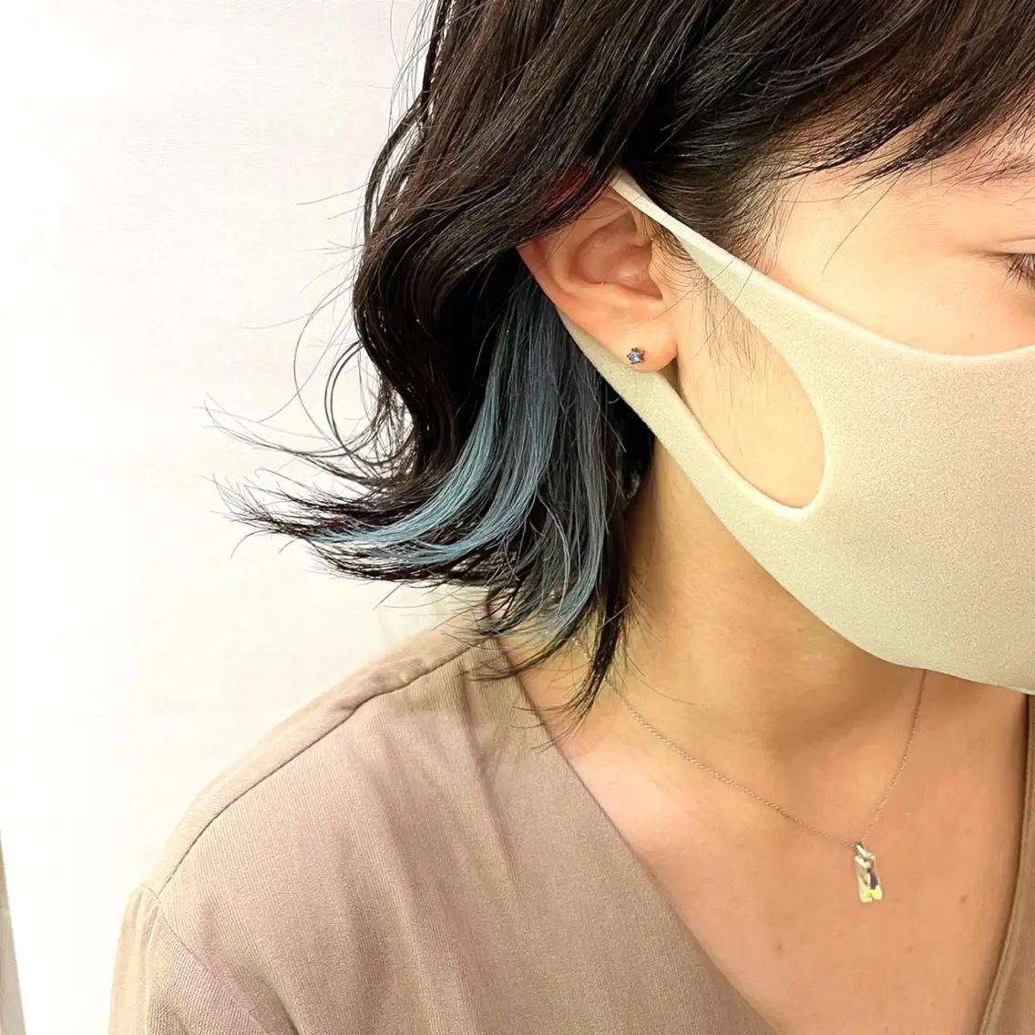 ミディアム カラー ヘアカラー 佐藤 梨里花 ❤︎のヘアスタイル