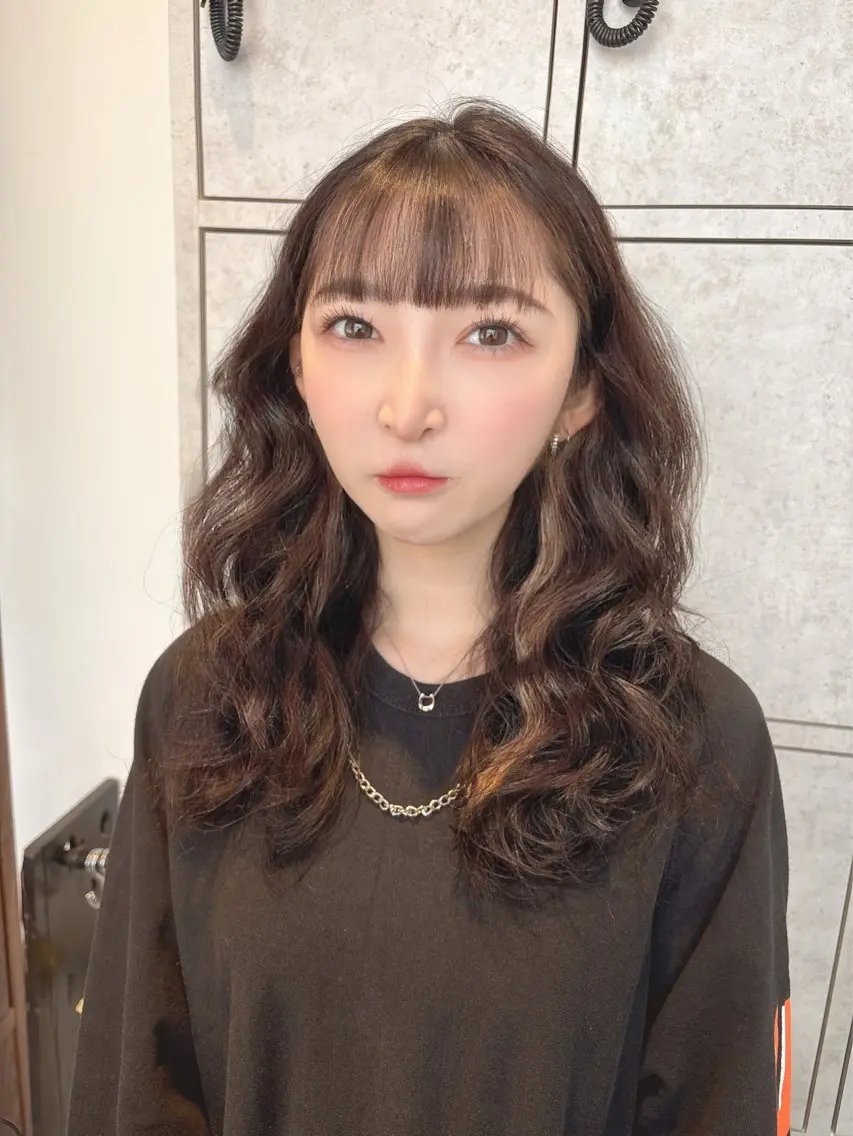 ミディアム トリートメント ayumi🦖/ 似合わせカラー🤎のヘアスタイル