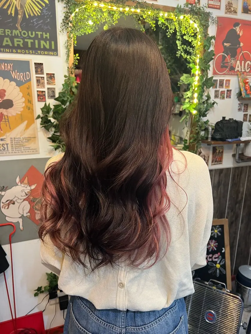 ロング カラー ヘアカラー カラーパティシエ facce🌼ikoのヘアスタイル