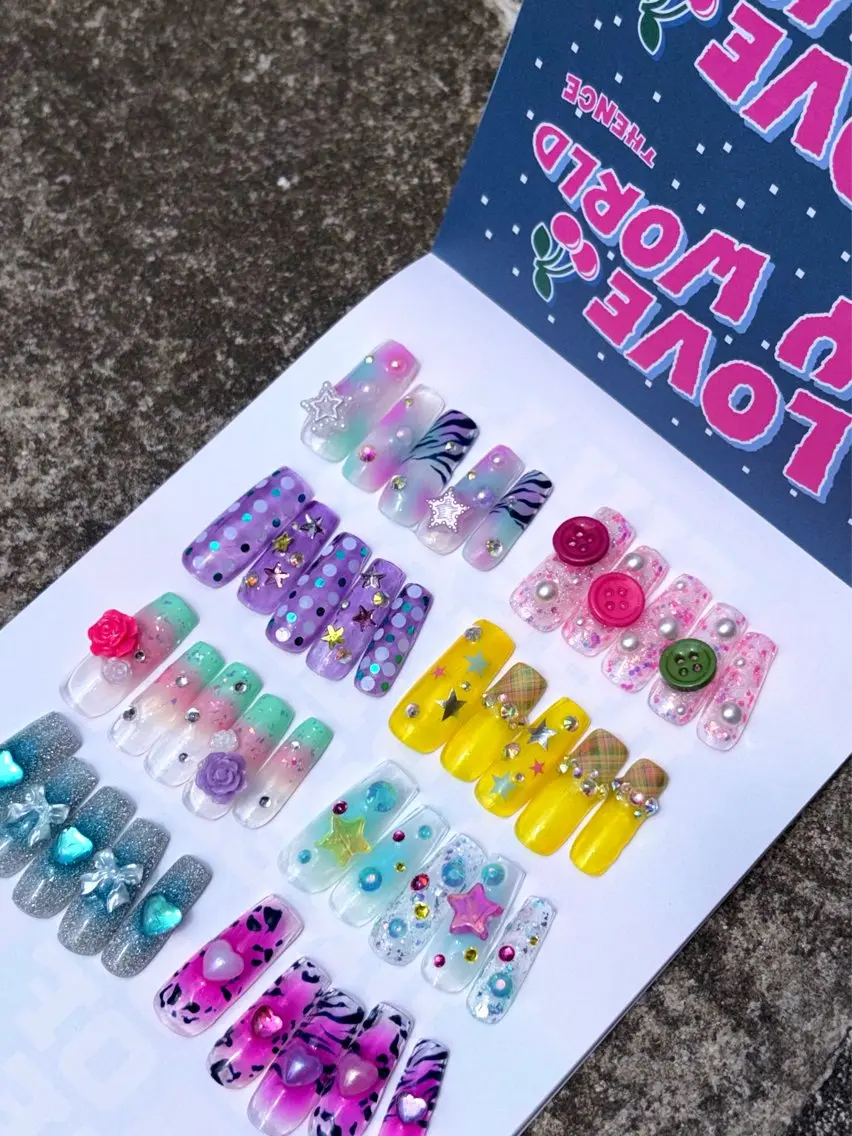 【通常・オフ込み】Gel-x定額デザイン・長さだし10本の写真
