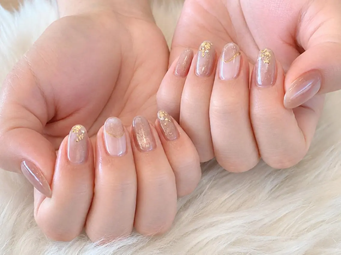 ネイル ニュアンスネイル ハンドネイル Kanai Harukaのネイルデザイン