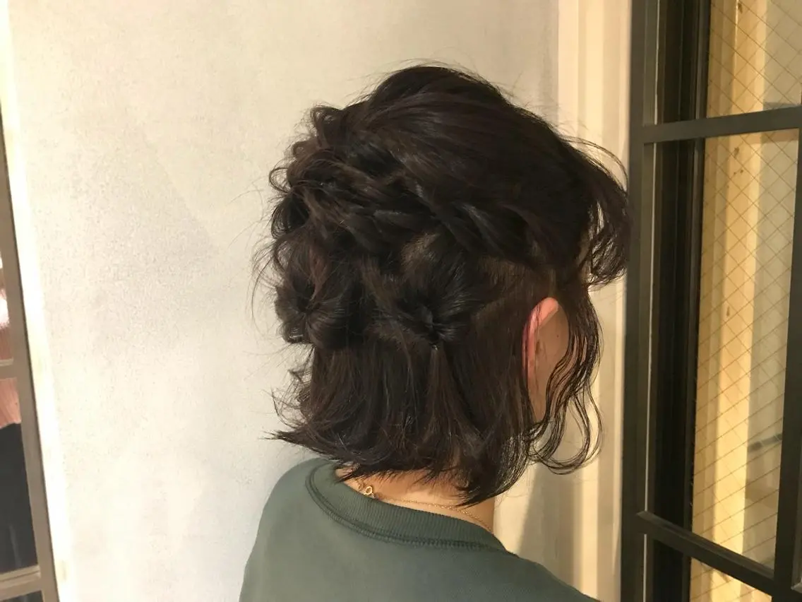ヘアアレンジ 髪質改善カラー/艶髪 LISAのヘアスタイル