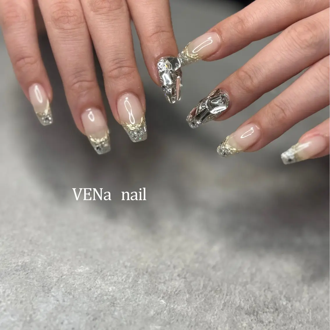 ネイル フレンチネイル VENa eye＆ nail salonのマツエク・マツパデザイン