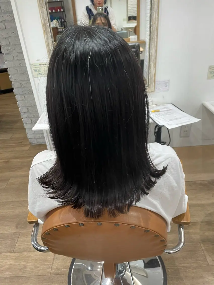 ミディアム カット 似合わせカット/ コトミのヘアスタイル