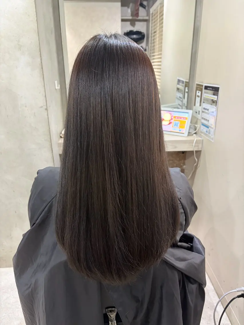 ロング トリートメント トリートメント 暗髪特化🖤 Yuha ୨୧⟡.·のヘアスタイル