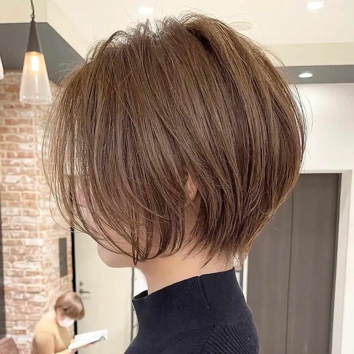 ショート カット ヘアカラー 朝ラク/大人ショート /銀座/若狭真央のヘアスタイル