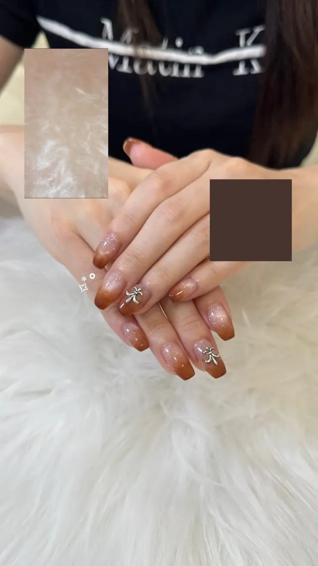 フレンチ，グラデーションネイル✨オフありの写真