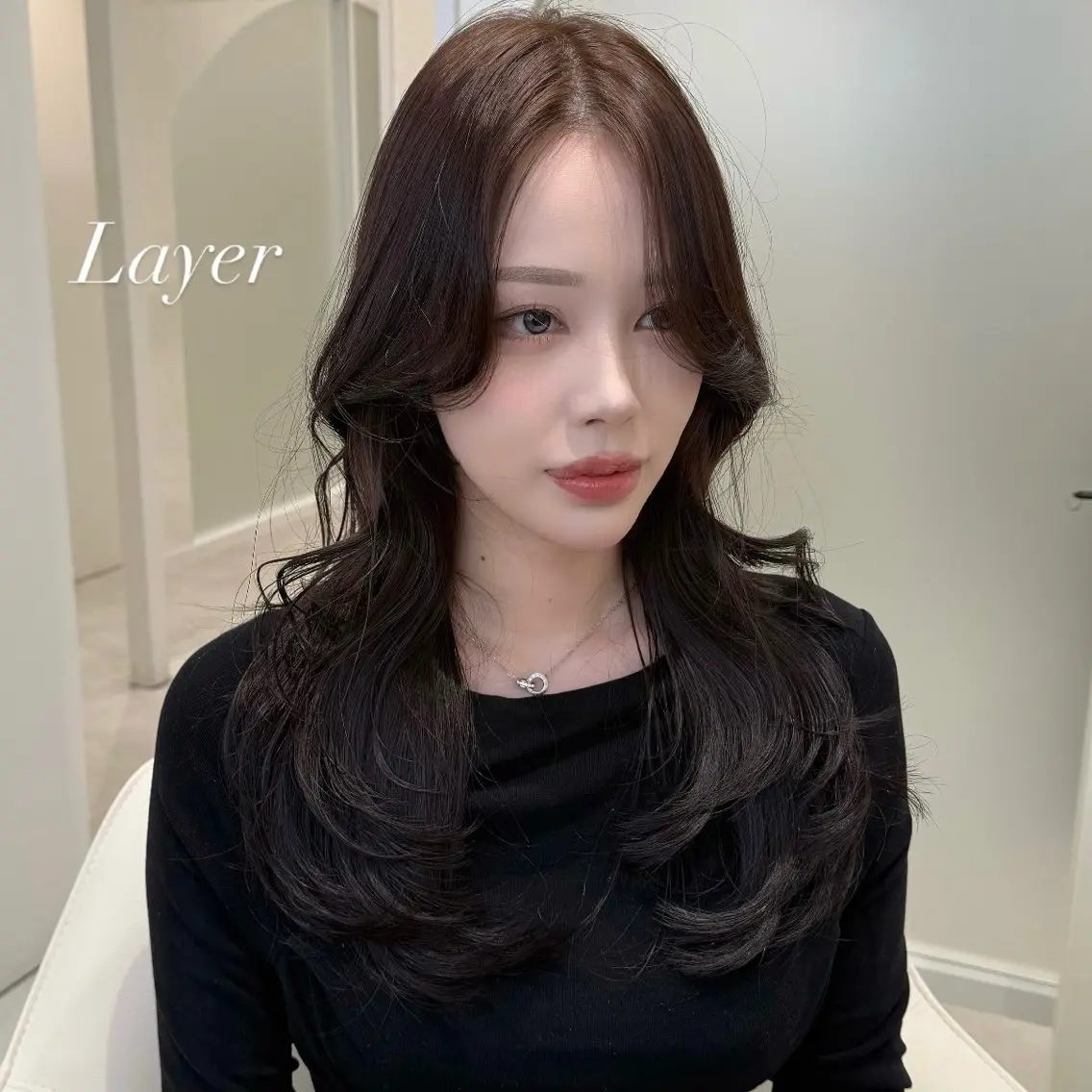 ロング 韓国𝐻𝑎𝑖𝑟 🇰🇷🖤ハラのヘアスタイル