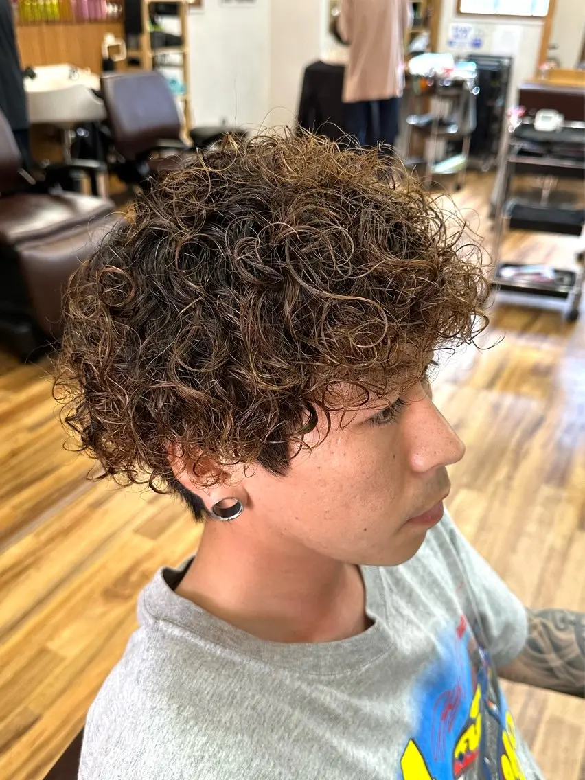 パーマ メンズ カット パーマ 🔥メンズ特化美容師 NAOTO🔥のヘアスタイル