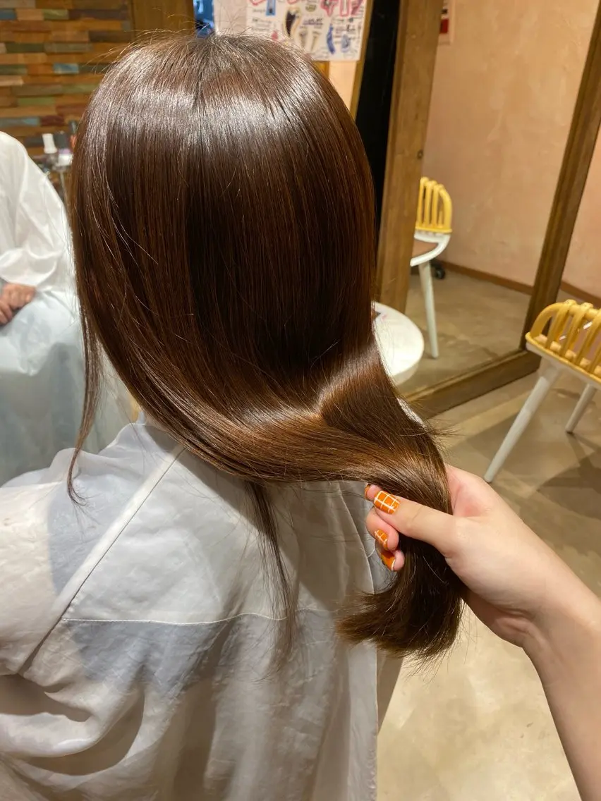 セミロング MORISHITA HARUKAのヘアスタイル