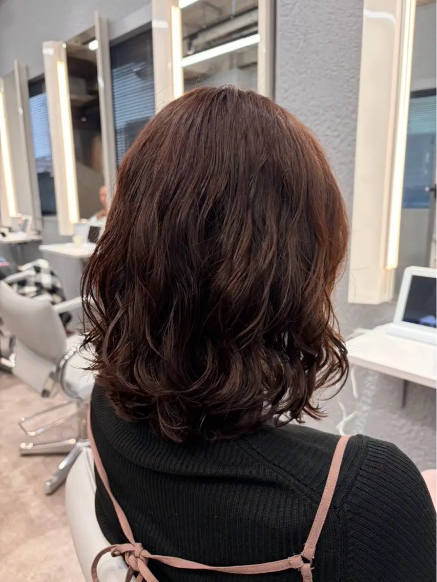 パーマ デジタルパーマ 🫧ナチュラルパーマ 🫧𝑳𝒖𝒏𝒂のヘアスタイル