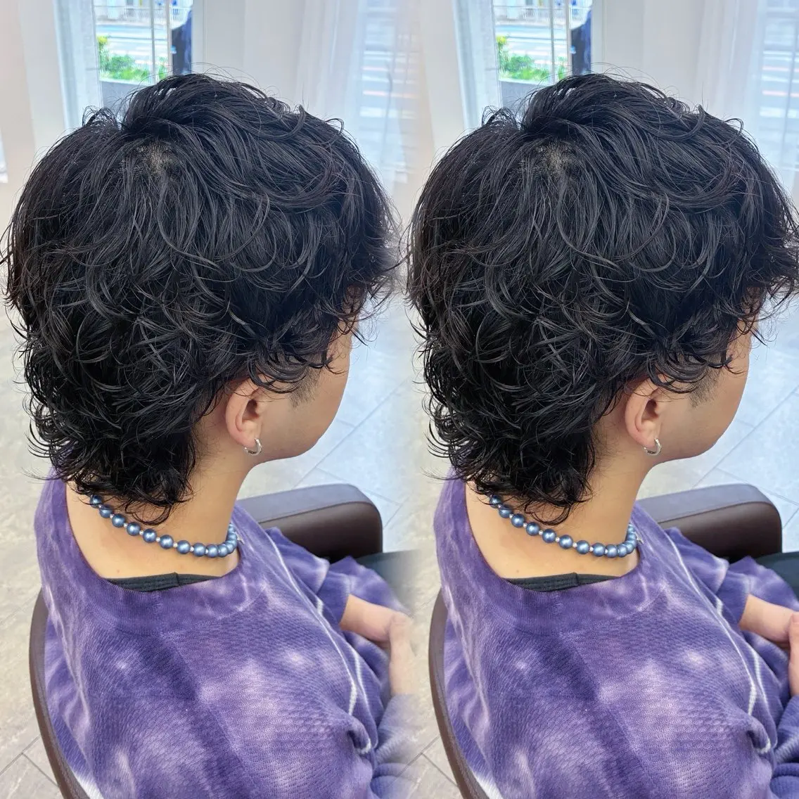 パーマ メンズ カット パーマ 透明感カラー💎✨/ 梅田/KUREAのヘアスタイル