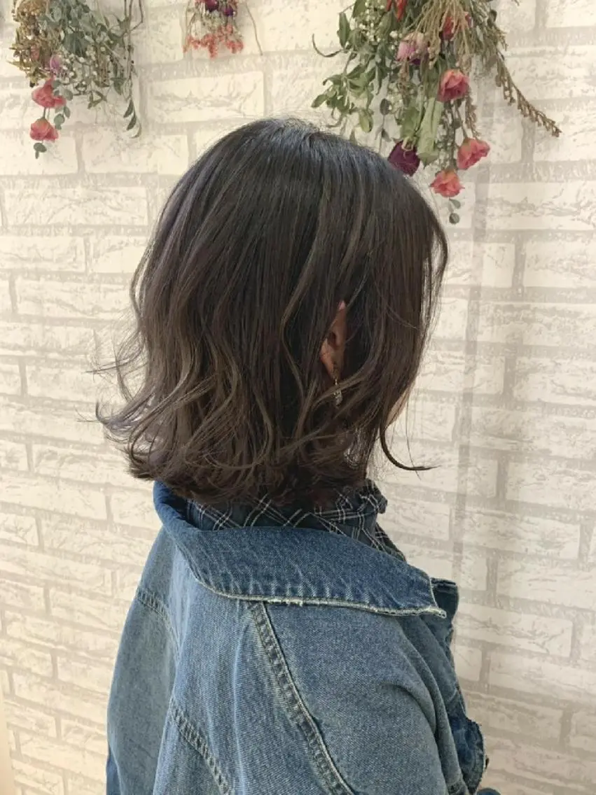 《外国人風♪》カット&ポイントハイライト&フルカラー&システムトリートメントの写真