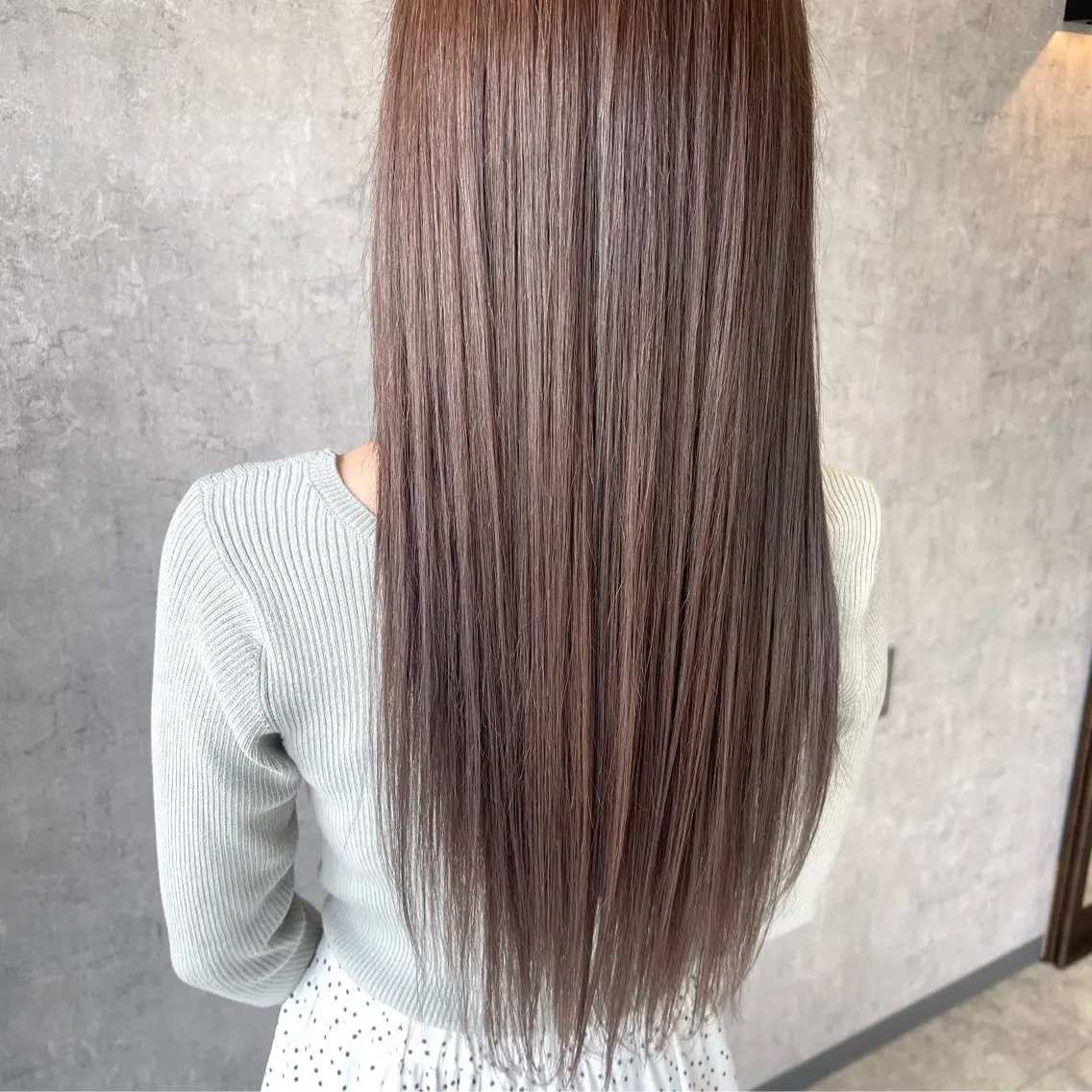 ロング カラー ヘアアレンジ カット ヘアカラー トリートメント 🌻あいり merci.🌻のヘアスタイル