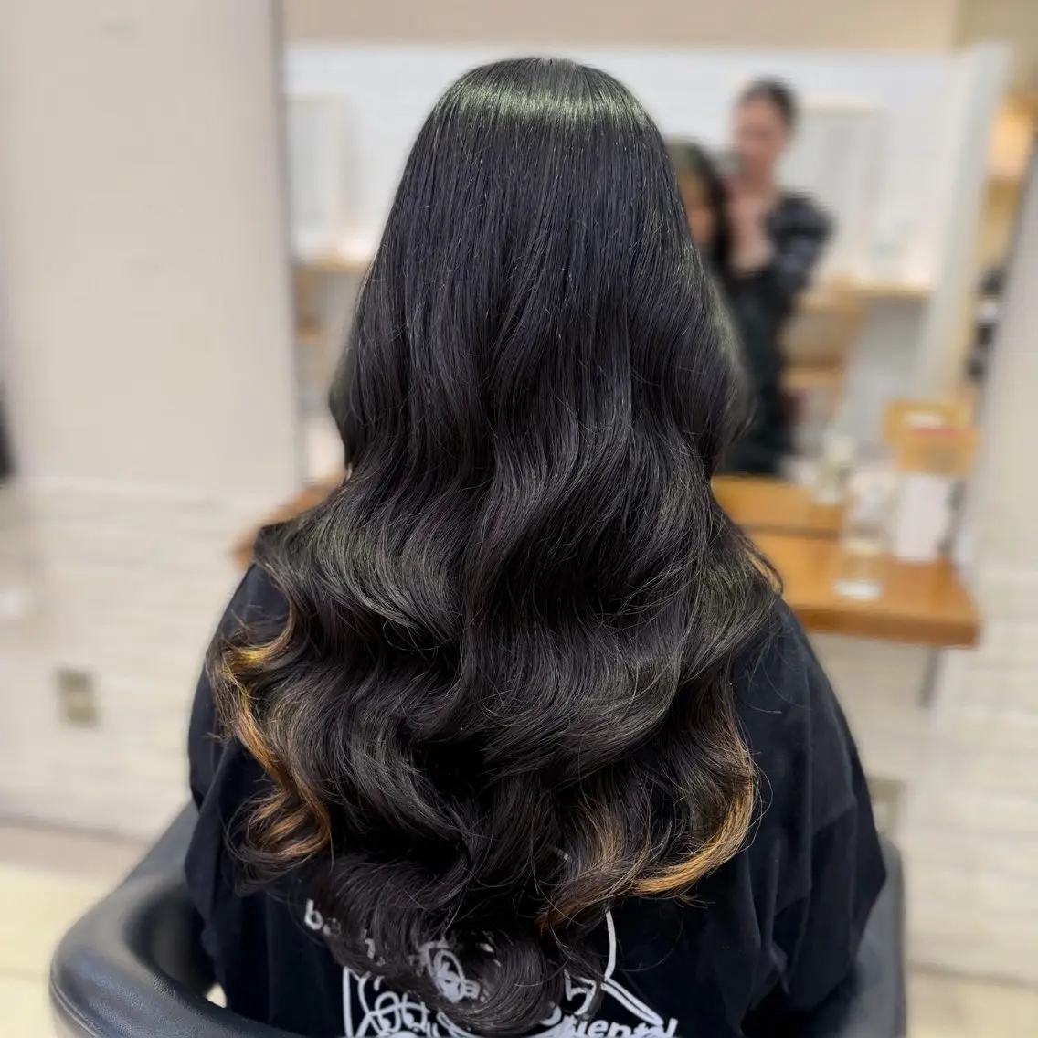 ロング ヘアカラー トリートメント 透明感カラー🫧 韓国ヘア/タマキ🎀のヘアスタイル