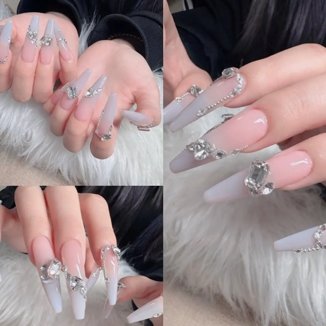 ネイル フレンチネイル ジェルネイル ハロウィン キラキラネイル 韓国ネイル H.baby Nail Salonのネイルデザイン