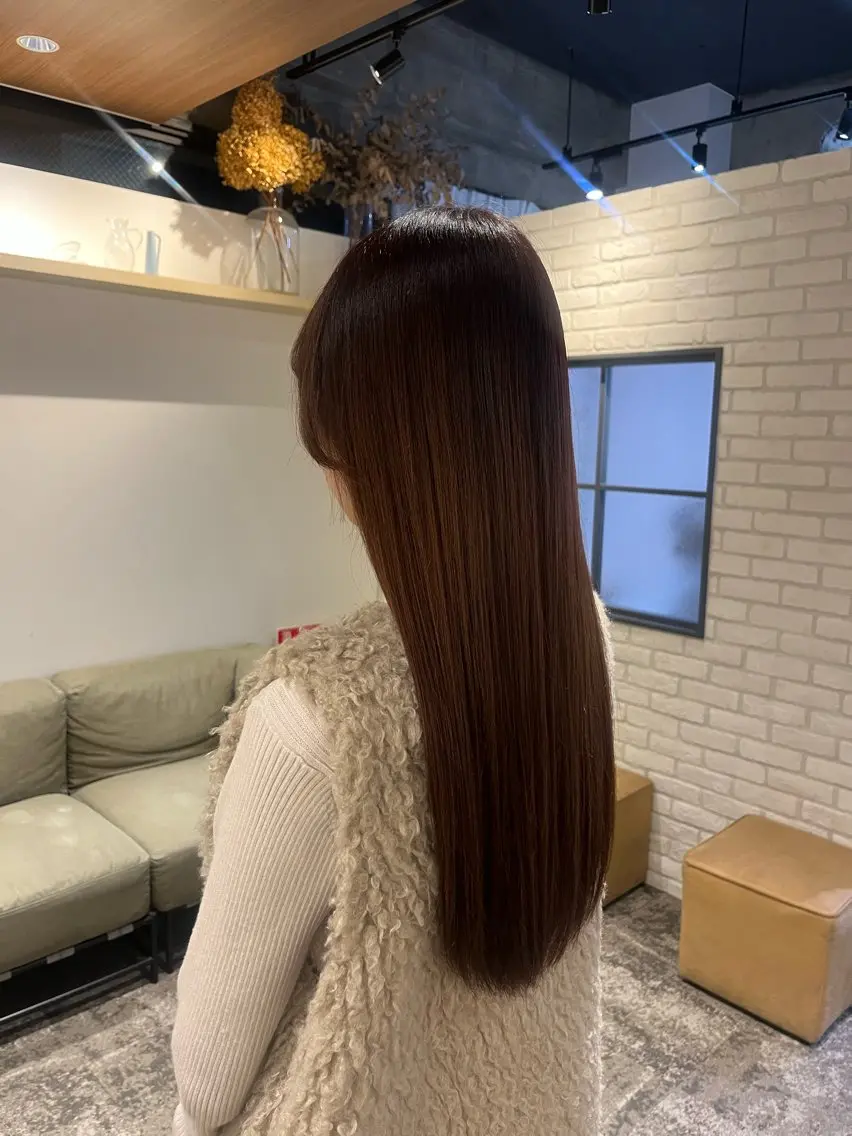 ロング メンズパーマ/ ハイトーン/タニザキのヘアスタイル