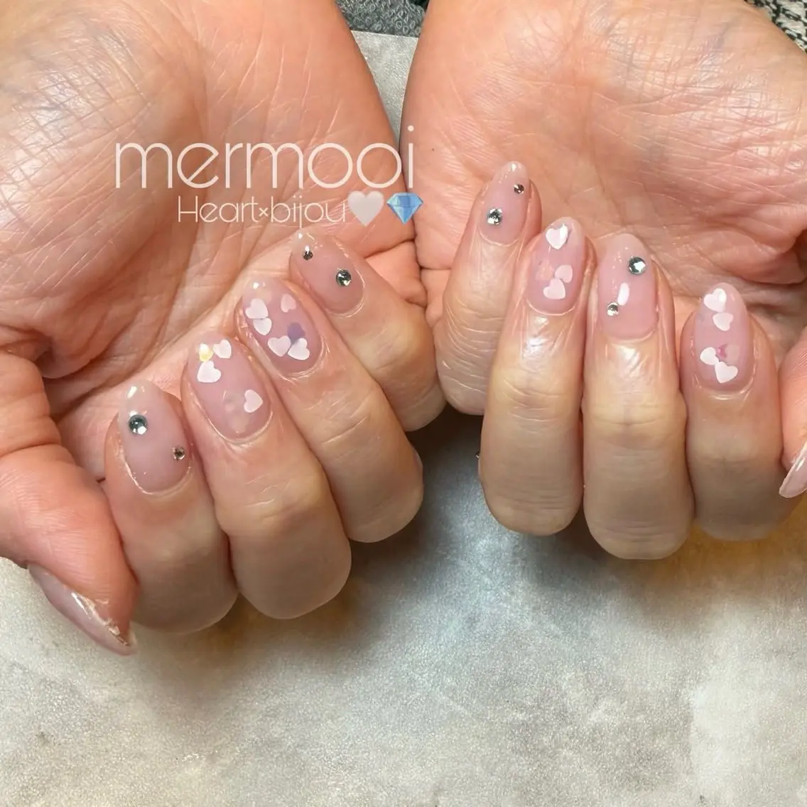 ネイル ハート mermooi nailのネイルデザイン