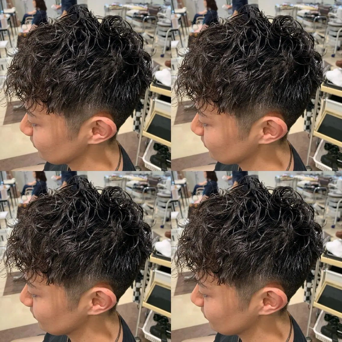 ショート パーマ メンズ ✨ギャップNO1✨ 工藤大輔のヘアスタイル