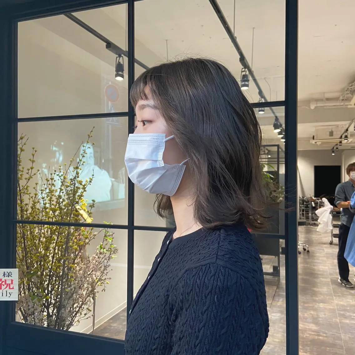 ミディアム カラー RuLaN AMIのヘアスタイル