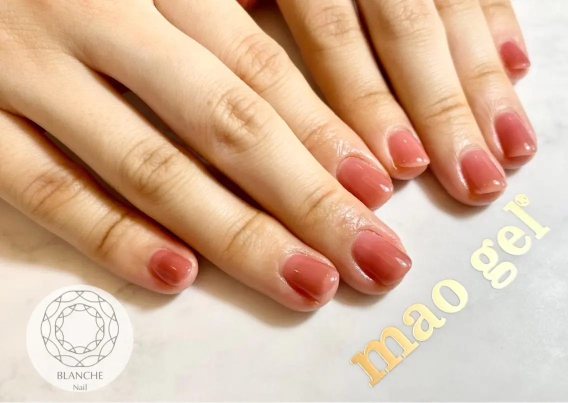 ネイル ジェルネイル オフィスネイル パラジェル シンプルネイル BLANCHE Nailのネイルデザイン