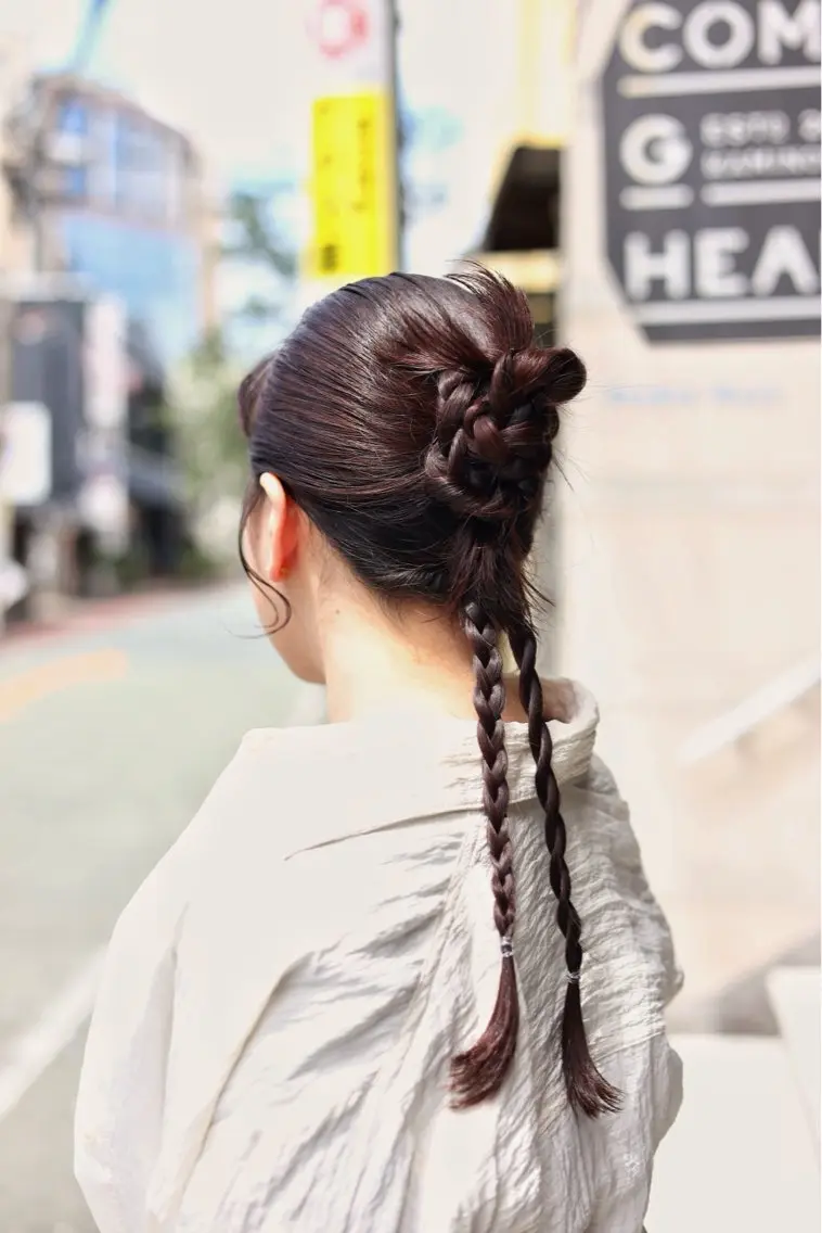ヘアアレンジ ボブ・カラー 琴音のヘアスタイル