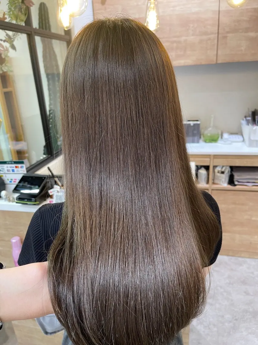 ロング カラー 透明感カラー ヘアカラー トリートメント 透明感カラー💎 アレンジ🩰Rimiのヘアスタイル