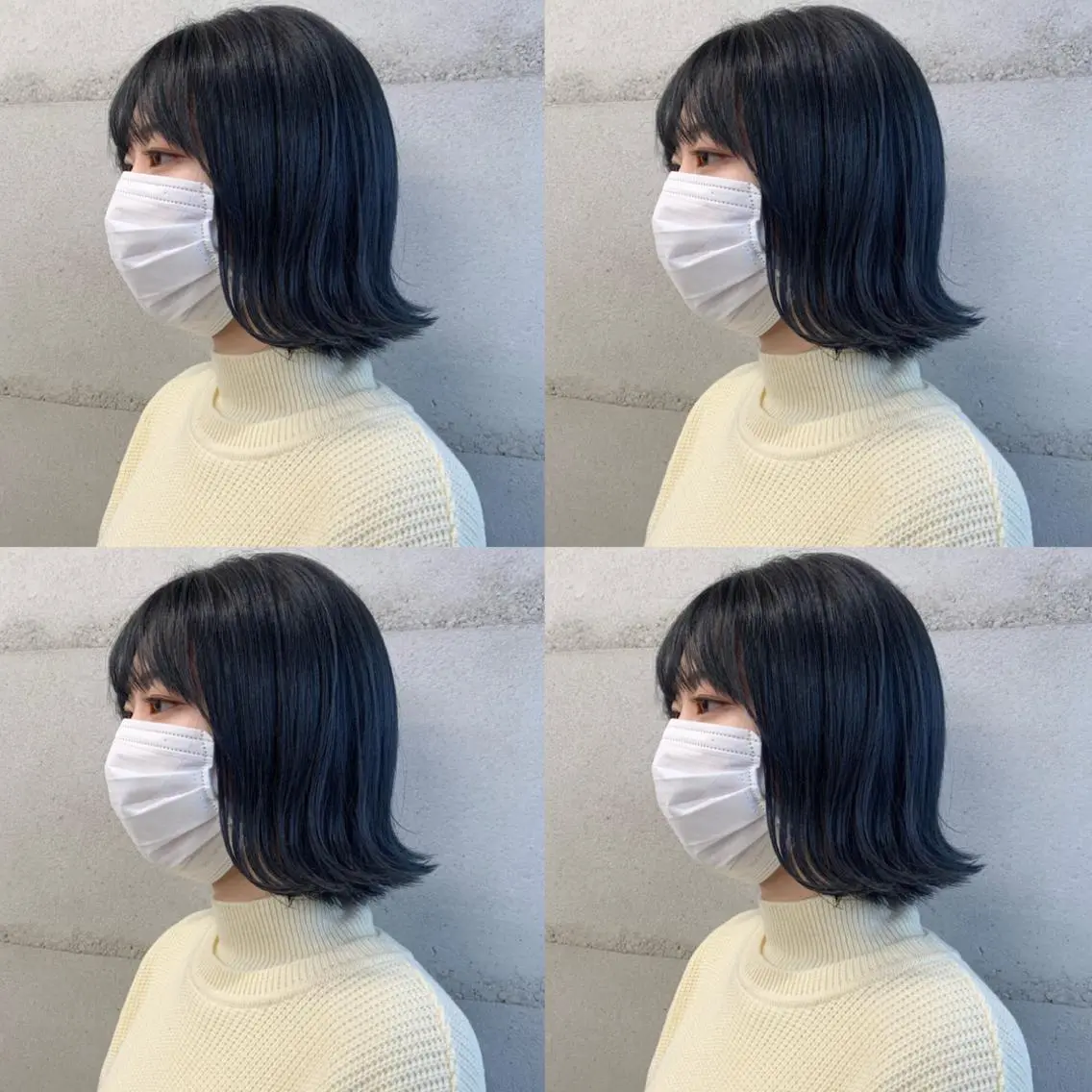 ミディアム カラー カット ヘアカラー トリートメント 透明感カラー/縮毛 矯正/YUKAのヘアスタイル