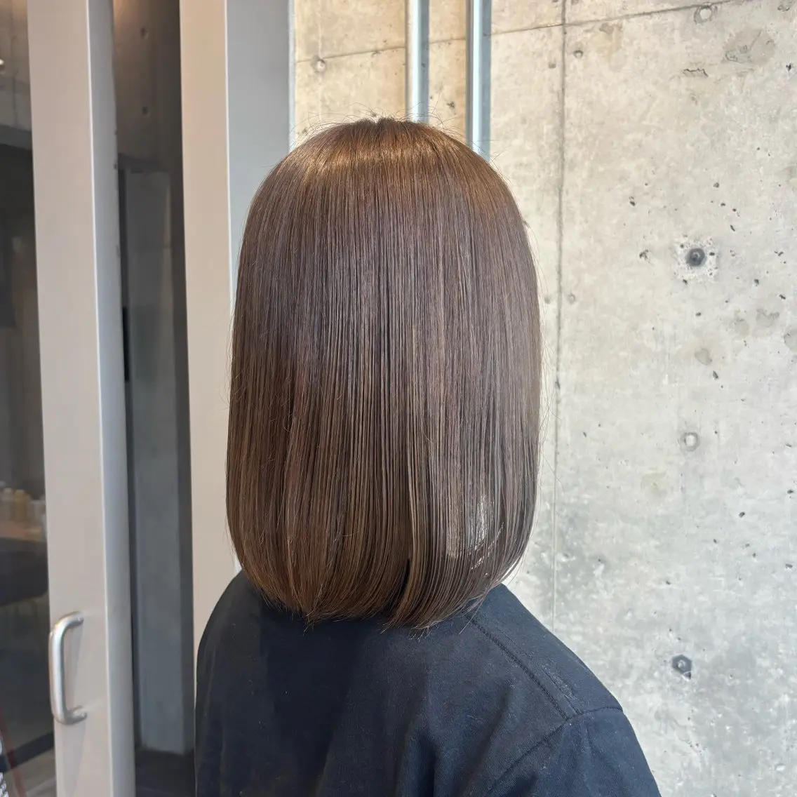 ミディアム カラー ヘアカラー トリートメント 透明感ダブルカラー ×レイヤー🌝リオのヘアスタイル