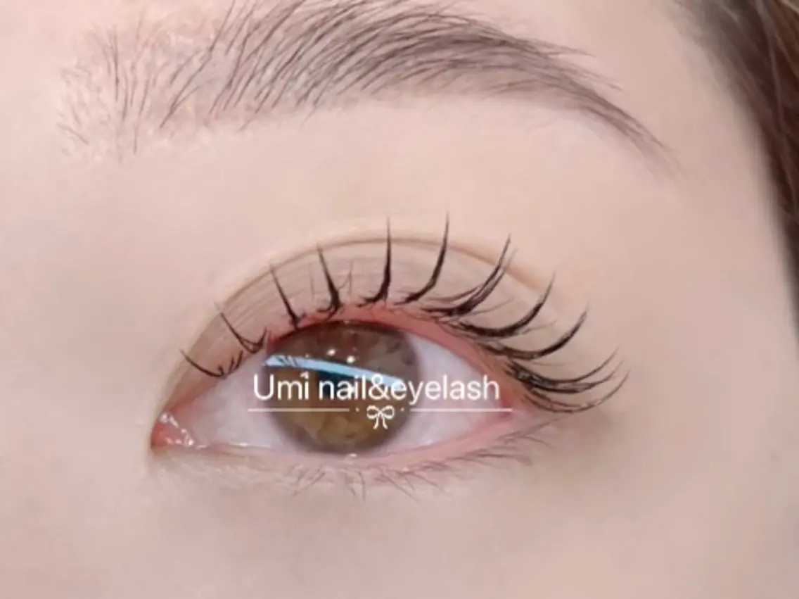 マツエク・マツパ 韓国風マツエク まつげパーマ ワンホンマツエク マツパ Umi nail& eyelash ゆみのマツエク・マツパデザイン