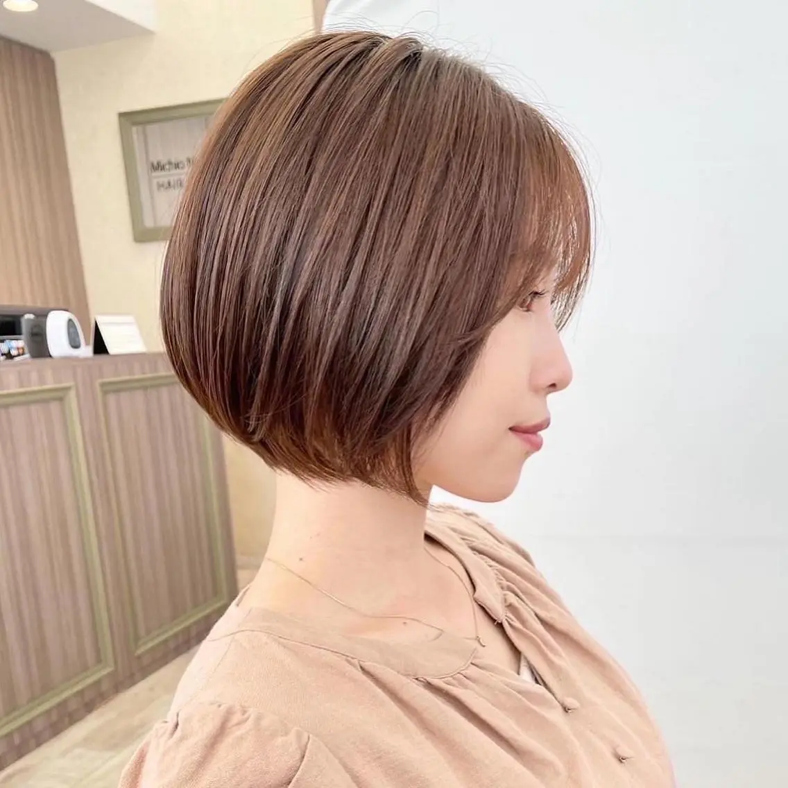 ショート カラー ショートボブ ボブ 似合わせカット ショートヘア 小顔カット タキガミ ジョウジのヘアスタイル