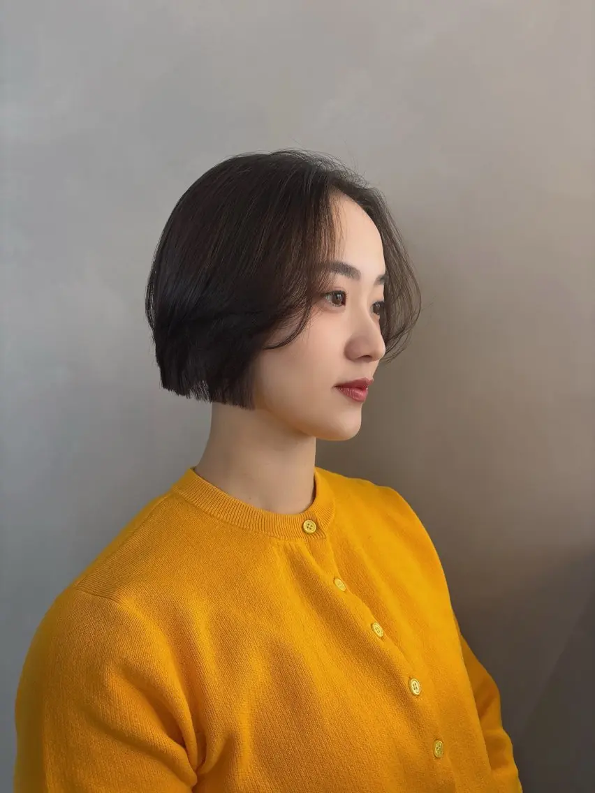 ショート ボブレイヤー ボブ レイヤーカット カット ヘアカラー トリートメント Hina/なりたいが 叶う韓国ヘア❤️のヘアスタイル
