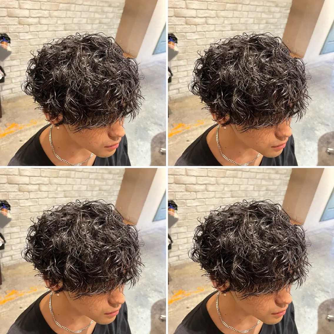 パーマ メンズ カット パーマ トリートメント ヘアセット メンズパーマ特化 店長望月謙二郎のヘアスタイル