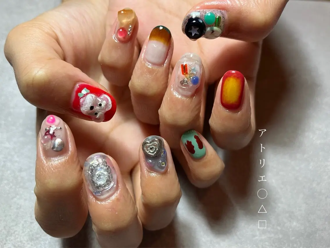 ネイル ハンドネイル アトリエ ○△□のネイルデザイン