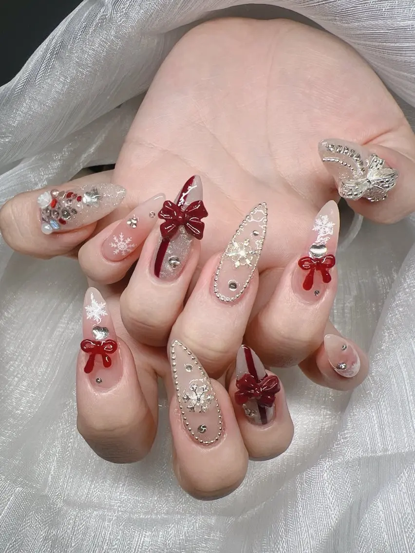 ネイル ハンドネイル Lee Nails チップ長さだし専門店のネイルデザイン