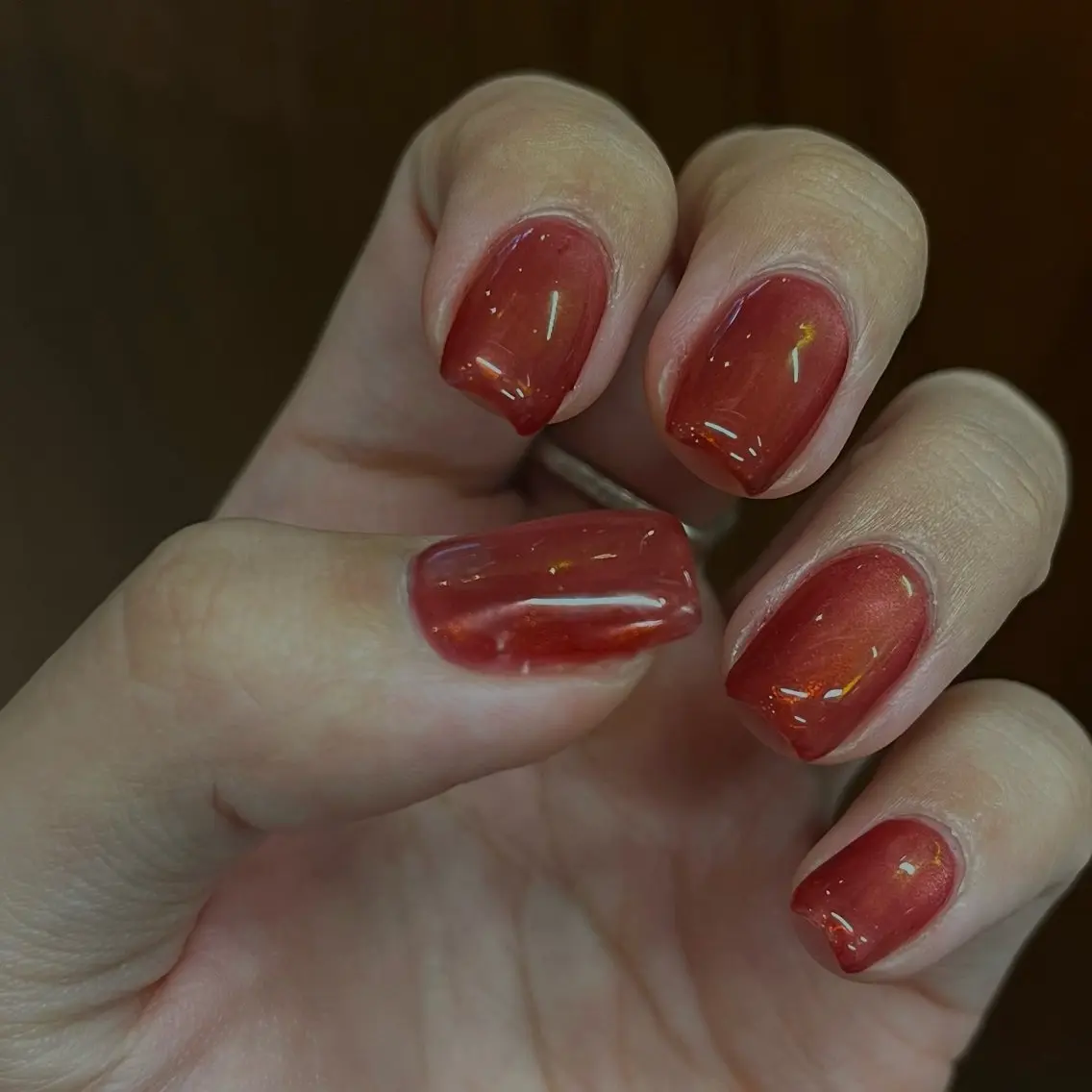 ネイル オーロラネイル マグネットネイル ミラーネイル 冬ネイル ハンドネイル rio nailのネイルデザイン