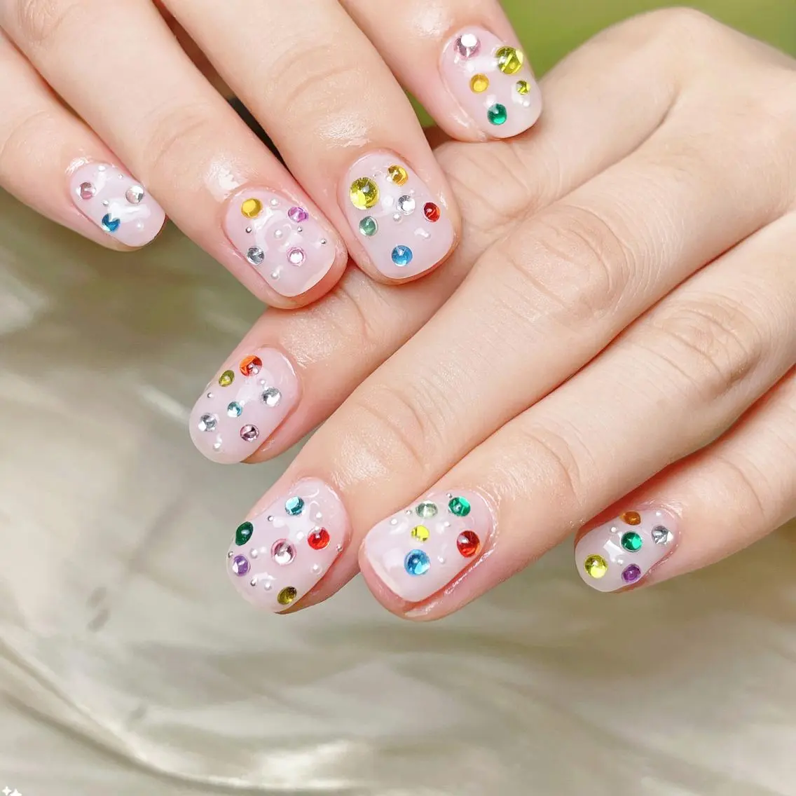 ネイル ハンドネイル ハンドケア 七海🎀 💗のネイルデザイン