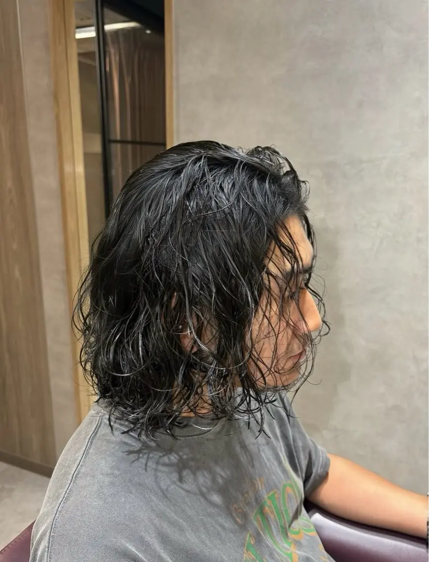 パーマ メンズ こだいら ひめかのヘアスタイル