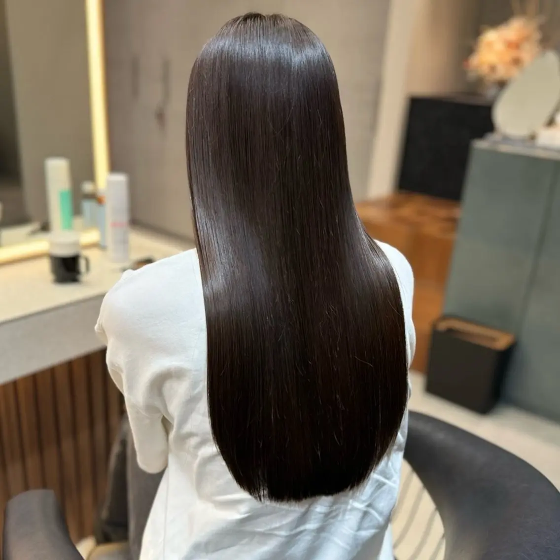 ロング カラー カット ヘアカラー トリートメント Lond Loire 門前仲町駅 徒歩3分のヘアスタイル