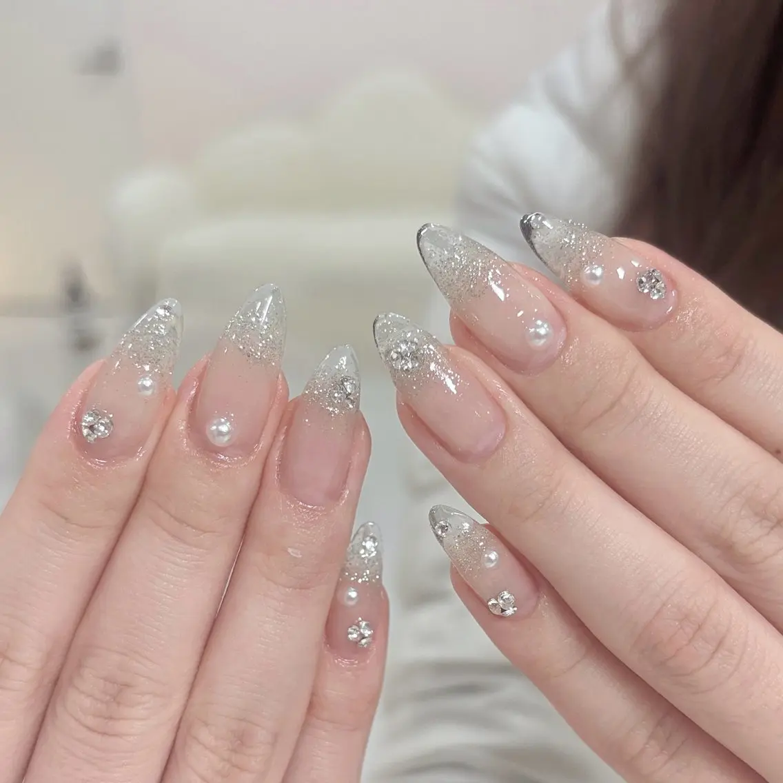 ネイル クリアネイル ワンホンネイル ハンドネイル FLY Nail Salonのネイルデザイン
