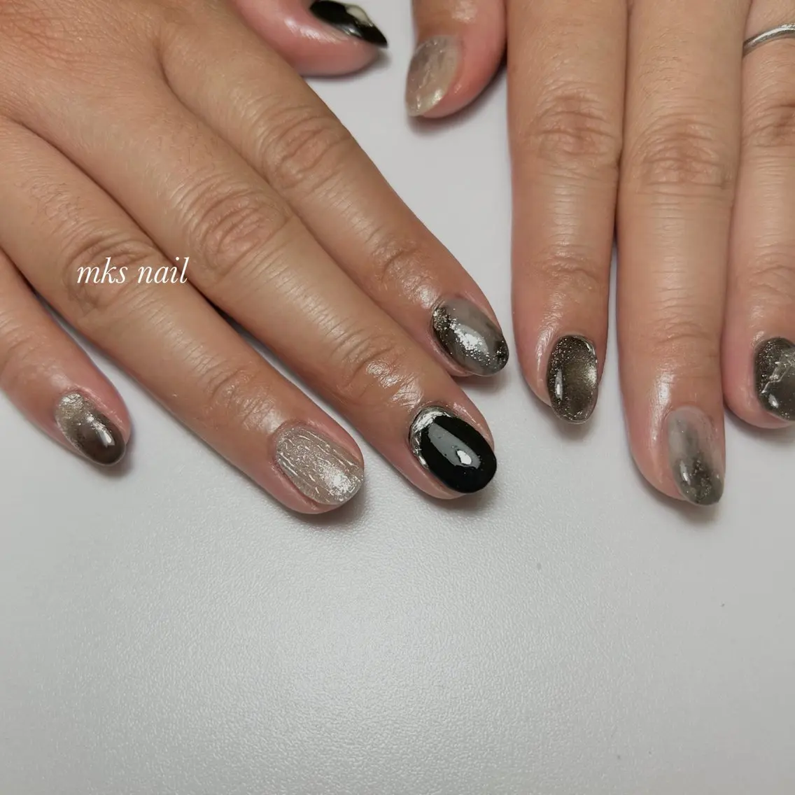 ネイル ハンドネイル mks＊nail //  枚方長尾のネイルデザイン