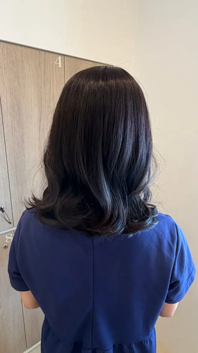 カラー ルプラボウ/ ふくい きなりのヘアスタイル